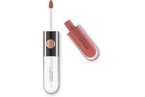 KIKO Milano Unlimited Double Touch 103 | Liquid lipstick with a bright finish in a two-step application. Lasts up to 12 hours. No-transfer base colour