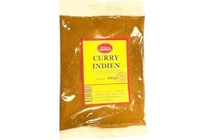 ZERDA SAVEURS D'ORIENT Curry Indien poudre 100g | ZERDA | Haute Qualité | 100% Naturel