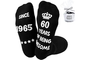 Belillpipi 50th 60th 30th 40th 70th 80th 18th Birthday Gifts for Men, Black Birthday Socks for Men 9-11, Funny Socks for men Dad
