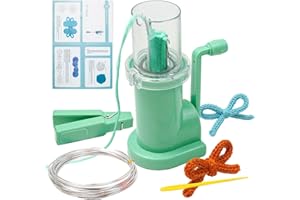 SHENRONGTONG -Strickmühle, I-Cord-Strickmaschine, DIY-Spulenstrickmaschine, -Näh-Strickmühle-Maschine, einfaches Weaver-Strickgerät, Bastelwerkzeug für Pullover, Armbänder, Weaver-Heim-DIY-Bastelwerkzeug