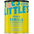 Little's French Vanilla Flavoured Instant Coffee, 500g Tin - Rich & Smooth Coffee, Infused With Vanilla Flavour - Vegan Friendly, Low Calories, No Added Sugar