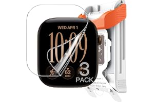 JETech Skärmskydd för Apple Watch Series 12 46mm, 3-Pack | Automatisk Justering Installation, Självläkande Hydrogel Skärmskyd