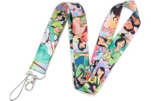 Japansai Lanyard Mulán | Cordón para el Cuello | No Pierdas más tus Llaves | Llavero para Móvil Mascarilla Teléfono y Llaves| Regalo Original