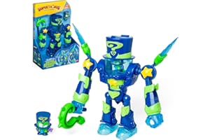SUPERTHINGS RIVALS OF KABOOM SUPERTHINGS – Ultra Striker Enigma. Robot Ultra Striker de Enigma de la Serie de TV “SuperThings Kazoom Power”. Contiene 1 Ultra Striker Robot, 1 Enigma Exclusivo, 1 Accesorio