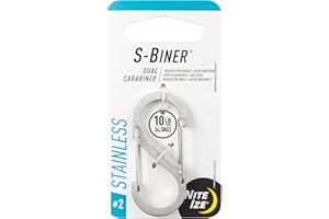 Nite Ize Karabińczyk S-Biner stal GR 2, srebrny, NI-SB2-03-11