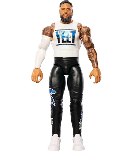 WWE Jimmy Uso The Rock Roman Reigns Main Event 3 Pack Mattel