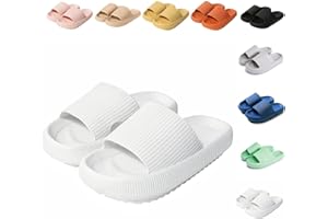 Sumvov Claquettes Femme Chausson Homme Confortables Pantoufles Semelle Épaisse EVA Cloud Slippers Séchage Rapide Claquette Douche Antidérapant Chaussons de bain/de plage