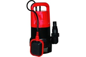 Spid'O ECOP 115 Pompe d'évacuation vide cave pour eaux chargées, 550 W, 12 m3/h, composite Rouge