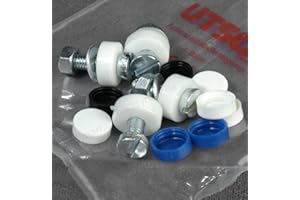 IUSOT UTSCH AG Number Plate Screws Set (M6x20) EU Special Motorcycle License Plate Screws Number Plate Holder Wheel