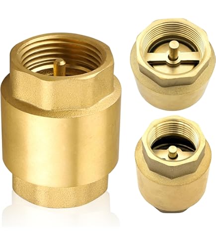 Clapet Anti Retour 1 Pouce Vanne à Pied Laiton DN25 Avec Filtre Inox | Clapet Anti-Retour Pour Pompe Eau Vanne Pied