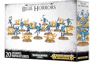 Games Workshop Warhammer AoS & 40k - Chaos Daemons Horreurs Bleu et Horreurs Brimstone de Tzeench 99129915029 M Noir
