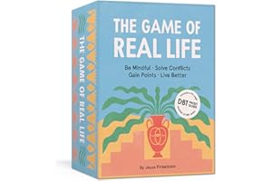 Clarkson Potter The Game of Real Life: Be Mindful. Solve Conflicts. Gain Points. Live Better. (Includes a 96-Page Pocket Guide to DBT Skills!) Card Games