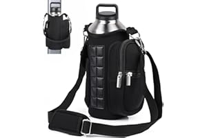 Dreamhigh® Gym Borsa Magnetica, 1180ml Supporto Magnetico per Bottiglia con Scomparti Cellulare Uomo e Donna per Bottiglia con Tracolla, per Viaggi, Nuoto, Yoga, Escursionismo, Campeggio