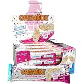GRENADE Protein Bar 60 g x 12 Adet &mdash; Y&uuml;ksek Protein, D&uuml;ş&uuml;k Şekerli Sporcu Barı, Diyet Dostu Atıştırmalık (Birthday Cake)