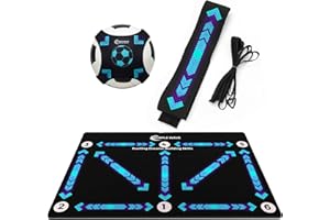 Football Training Mat and Kick Training Equipment with Adjustable Belt and Ball Holder, Non-Slip Mat for Indoor Outdoor Solo Football Practice for Kids and Adults by Purple Waves, (90 x 60)