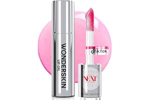 Wonderskin Lip Rehab Serum Oil - Huile À Lèvres Changeant De Couleur Du Clair Au Rose - Sérum Teinté Activé Par Le Ph, Non Collant Et Hydratant Pour Les Lèvres Sèches (Embrassé)