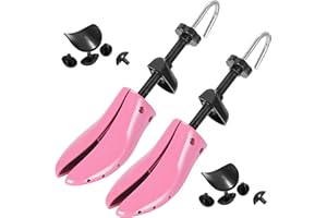 welsberg 2x Schuhdehner (1 Paar) Weitenversteller Größe EU 35-40 für Frauen Unisex Schuhformer, 4-fach Schuhdehner, Weiten-Längen-Dehner, breite Füße, Schuhspanner, rosa