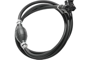 Xibao Tuyau de Carburant Essence Pompe per Moto,Kit Connettori per Serbatoio Benzina Motore Fuoribordo,Carburante Manuale,Adatto alla Maggior Parte di Navi,Barche,Veicoli,Scooter,Motociclette