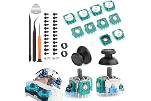 RongZy für PS5 Potentiometer für PlayStation 5 PS5 Potentiometer 2K3 Ohm Trimmer mit Joystick Thumbsticks Ersatzteile(mit Schrauben) Werkzeugteilen(Grün)