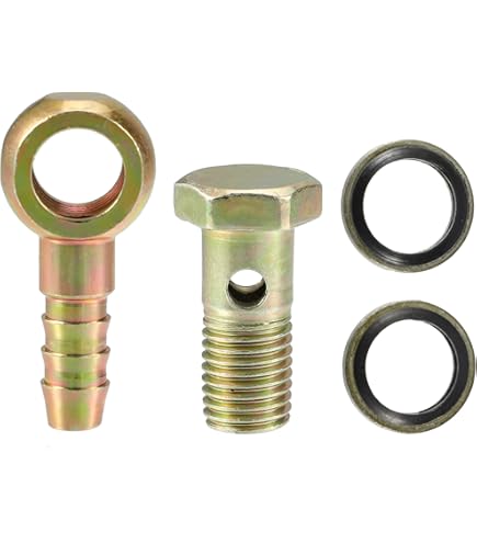 SOURCING MAP Adaptateur Laiton Raccord Tuyau Barbelé 6mm Barbelure X 1