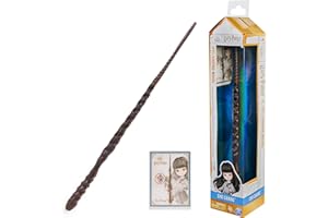 Wizarding World Harry Potter Authentic Cho Chang Plastic Wand with Spell Card, Approx. 12 inches, Toy for Children Aged 6 and Above, Fan Merchandise