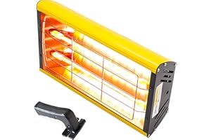 DATOUBOSS 2000W Lampada Infrarossi Carrozzeria Palmare Lampada per Asciugatura Vernice Lampada Infrarossi Riscaldante per Riparazione Auto