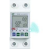 Jadeshay Smart WiFi Energy Meter 63A 220V Electric Consumption Meter Single Phase Ammeter Voltmeter kWh Power Monitor Meter w