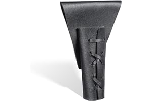 PSYQTSUARY Black Sword Protective Case, Adjustable Sword Frog Leather Case Thigh Dagger Holder, Medieval-Style Dagger Belt Leather Sheath for Knight Pirate Halloween Costume Cosplay