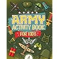 Army Activity Book For Kids: The Perfect Military Activity & Coloring Book | Soldiers, Mazes, Word Search Planes And More!: Over 50 Army Activities To Complete, Ideal For Ages 4,5,6,7,8,9,10, 11,12