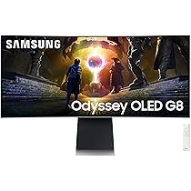 Samsung Odyssey G8 34型 OLED ウルトラワイドモニター Monitor Samsung 34 Odyssey OLED G8 (LS34BG850SUXEN) - Opinie i