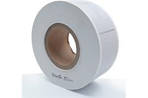 Wingostore 30 Notes Blank Strips Music Box Refill Paper 50 metri Whole Bundle Bianco