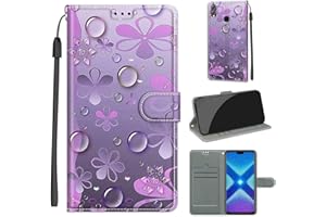 SIENIANLINE Funda para Huawei Honor 8X, Carcasa Libro con Tapa de Cuero Piel Billetera Case Flip Cover con Kickstand, Hebilla Magnetica, Ranuras para Tarjetas Carcasa para Huawei View 10 Lite/Huawei V10 Lite