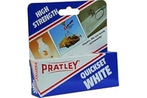 PRATLEY ADHESIVES Pratley Quickset White Epoxy - Shiny White Finish