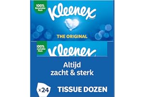 Kleenex Original näsdukar – 1728 servetter – 24 x 72 stycken – värdepaket