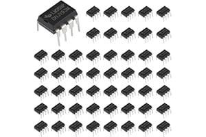 DORHEA 50 Stück LM358P Operationsverstärker IC Om-Amp DIP-8 mit bearbeiteten Kontaktstiften LM358 IC Dualer Operationsverstärker Integrierter Schaltkreis für Sensorsignalverarbeitung, Signalaufbereitung