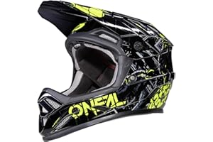 O'NEAL | Casco da Mountain Bike | MTB Downhill | Secondo lo standard di sicurezza EN1078, aperture di ventilazione per il flusso d'aria e il raffreddamento, calotta esterna in ABS | Casco Backflip Solid | Adulti