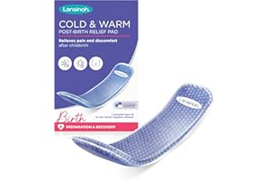 Lansinoh Cold & Warm Post-Birth Relief Reusable Freezer or Microwave Pads for Postpartum Pain After Birth for The First Days of Postnatal