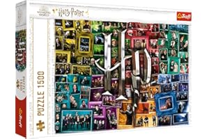 Trefl 1500 Piezas, Adultos y niños a Partir de 12 años Puzzle, Color Harry Potter: a través de Las películas, In den Filmen