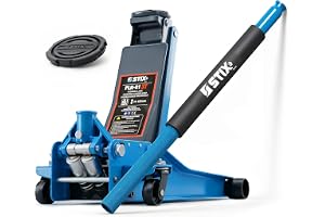 STIX PLN-01 hydraulisk garagedomkraft 3 t, 75–505 mm för bil och SUV