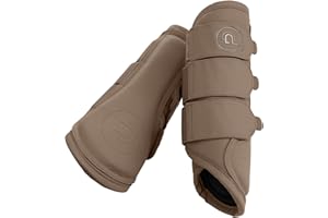 Eskadron Platinum Gamaschen Faux Leather Smoky Taupe, golden Yellow, Soft Rouge