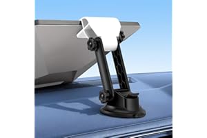 Mekturm Starlink Mini Car Mount for Dashboard, Portable Adjustable Starlink Mini Car Mount Sticky Suction Base for Dashboard & Windshield for Most Vehicles, Stable Setup While Driving