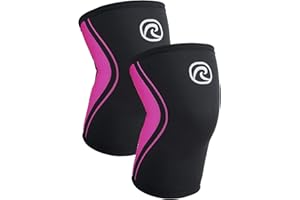 Rehband 5mm Benda per ginocchio Powersport, fascia per ginocchio per Cross Fit e allenamento pesante in neoprene, stabilizza le ginocchia