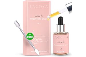 ‎LACOYA LACOYA® Nagelöl für Finger-, Fußnägel & Nagelhaut - Nagel-Pflege-Öl stärkt & pflegt rissige, brüchige Nägel inkl. Nagelhautschieber - Repair & Protect Cuticle Oil - Nagelhaut-Öl 10ml