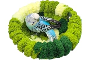 YATLOUBA Nido Per Pappagalli, Letti Per Uccelli Caldi Con Nido D'uccello, Nido Di Pappagallo, Letto Di Calopsitta Per Nido Di Parrocchetto, Letto Per Dormire Invernale, Amaca Per Uccelli Per Pappagall