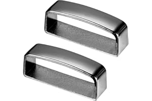 M METERXITY Loop Keeper Accessories, Belt Loop Keepers Use for Holding Extra Length Straps in Place Pants, Frosted Belts Buckle