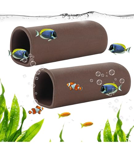 ASOFTY 4 stuks aquariumhol, vistank, accessoires, grot