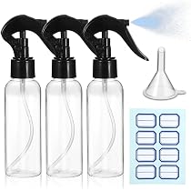 6 Stück Mini-Sprühflaschen Aus Glas 57 Ml - Feiner Nebel Für Parfüm, Hautpflege & Pflanzen