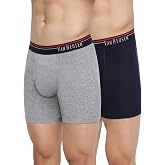 Van Heusen Men’s Cotton Boxer Briefs Pack of 2 | Long T...