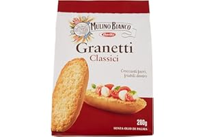 Mulino Bianco Crostini Granetti Classici, Snack Salato per la Merenda - 280 g