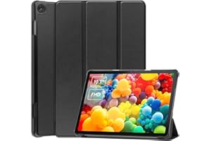 YRH for Lenovo M10 3rd Gen 10.1 inch Case 2022 (TB328FU/TB328XU), Slim Light Stand Hard Shell with Auto Sleep/Wake Tablet Cover Case for Lenovo Tab M10 Gen 3, Black